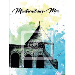 Affiche Montreuil-sur-Mer - La tour blanche -