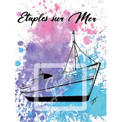 Affiche Etaples-sur-Mer - Le Stapula -