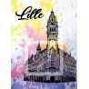 Affiche Lille - Le Beffroi de la Chambre de Commerce
