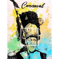 Affiche Carnaval de Dunkerque - L'oncle Cô -