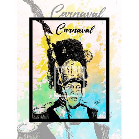 Affiche Carnaval de Dunkerque - L'oncle Cô -