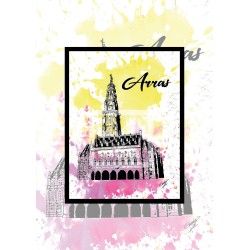Affiche Arras - Le Beffroi -