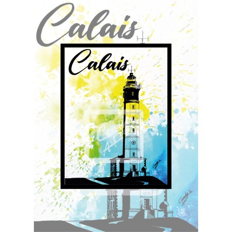 Affiche Calais - Le Phare -