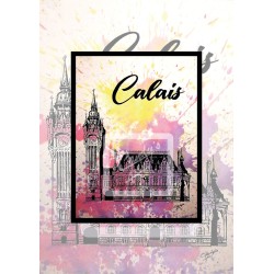 Affiche Calais - La Mairie -
