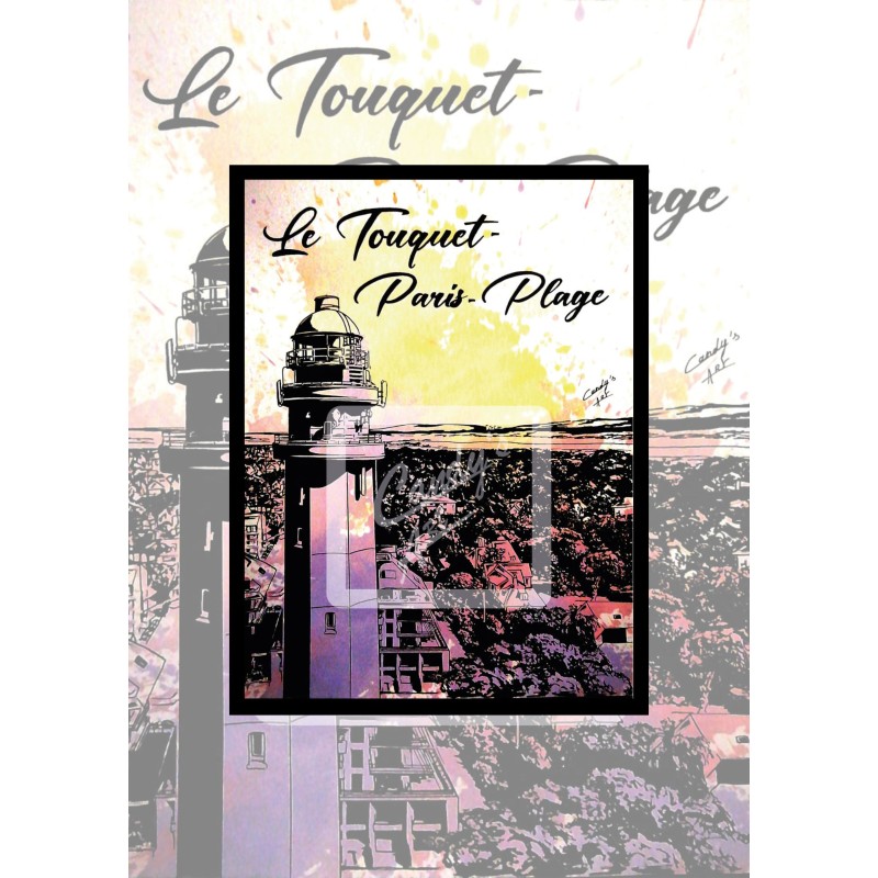 Affiche Le Touquet-Paris-Plage - Le Phare -