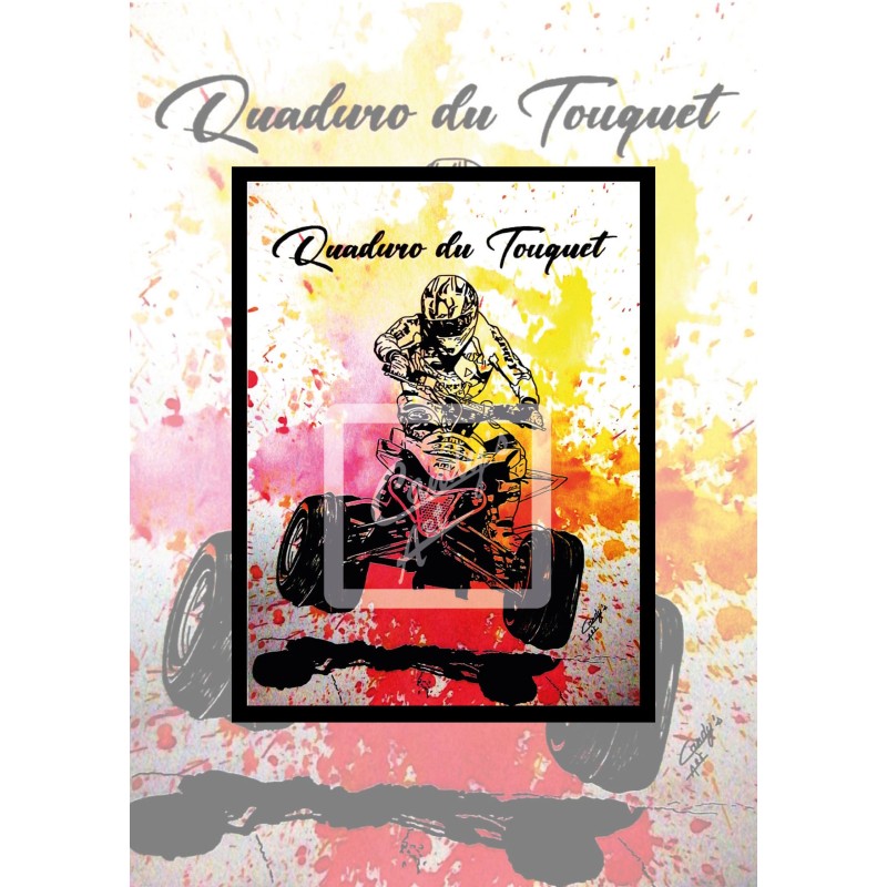 Affiche Quaduro du Touquet