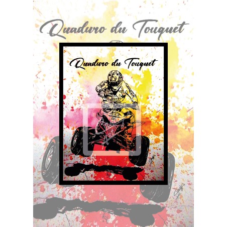 Affiche Quaduro du Touquet
