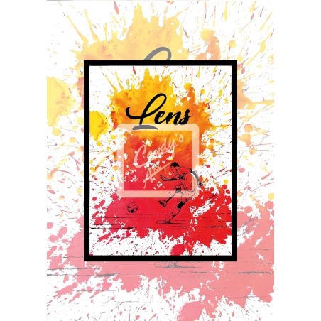 Affiche Lens - Le Football