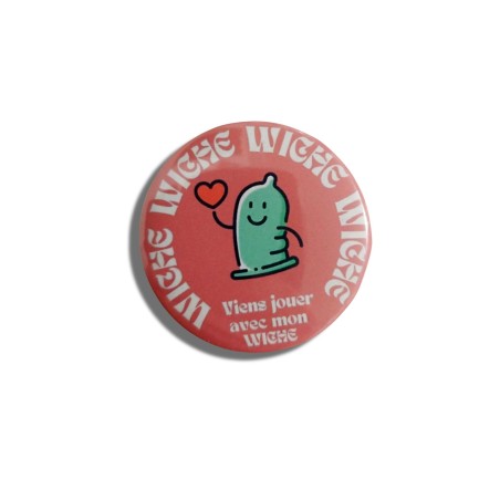 Décorez votre cletch avec le Badge Wiche wiche wiche 58 CM