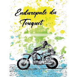Affiche Enduropale du Touquet- Moto -