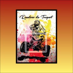Affiche Quaduro du Touquet
