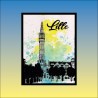 Affiche Lille - Beffroi de l'Hôtel de ville -