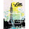 Affiche Lille - Beffroi de l'Hôtel de ville -